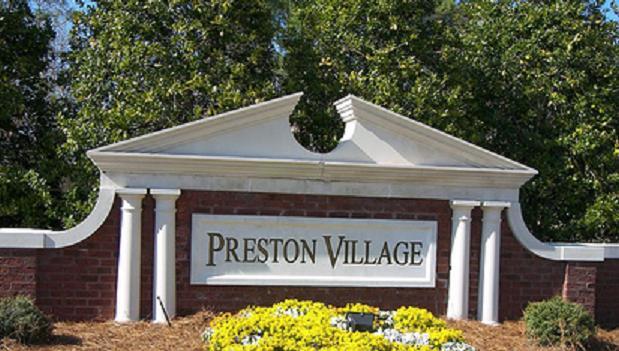 Picture of Preston Village sign