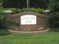Picture of Bartons Creek Bluff sign