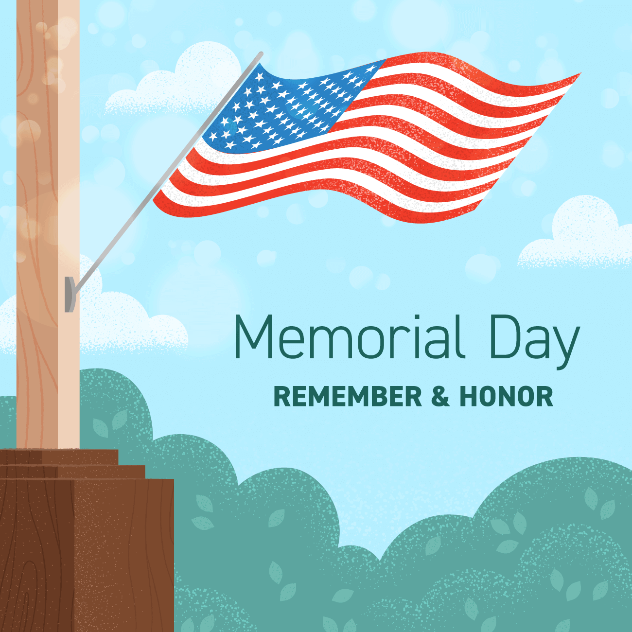 Title graphic for Memorial Day Remembrance